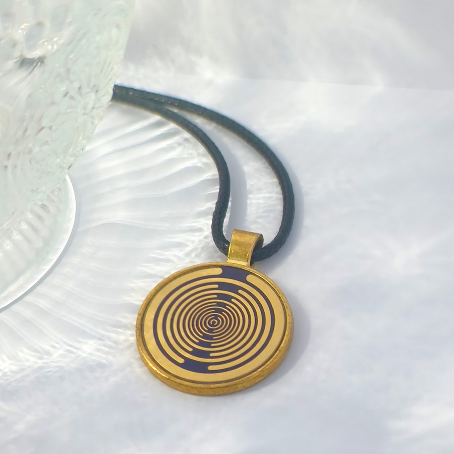 CD Energy Disc Tesla แหวนไฟฟ้าพลังงานหลากหลาย สวิงเกอร์ สร้อยคอมาgnetic field