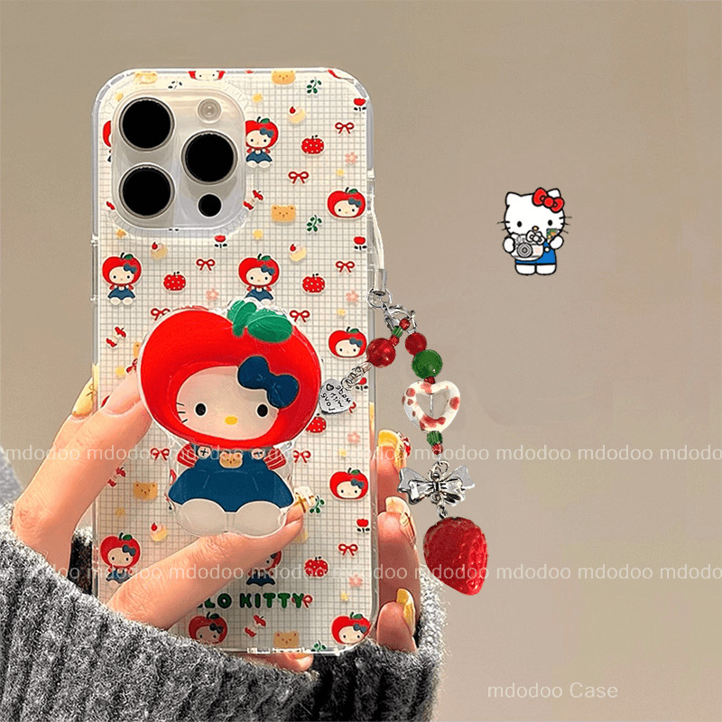 เคส for OPPO Reno 5F 4Z 6 2 3 4F Lite 2F 2Z 4 F 5 Pro 4G A71 A93 A94 5G A39 A83 A57 2016 A1 F1S F5 F7 Straight edge Fine Hole Cute Grid Full screen Floral Kt Cat Cake Bear Bow Soft Case Kitty Stand Strawberry Love pendant Lanyard Cover TM 62