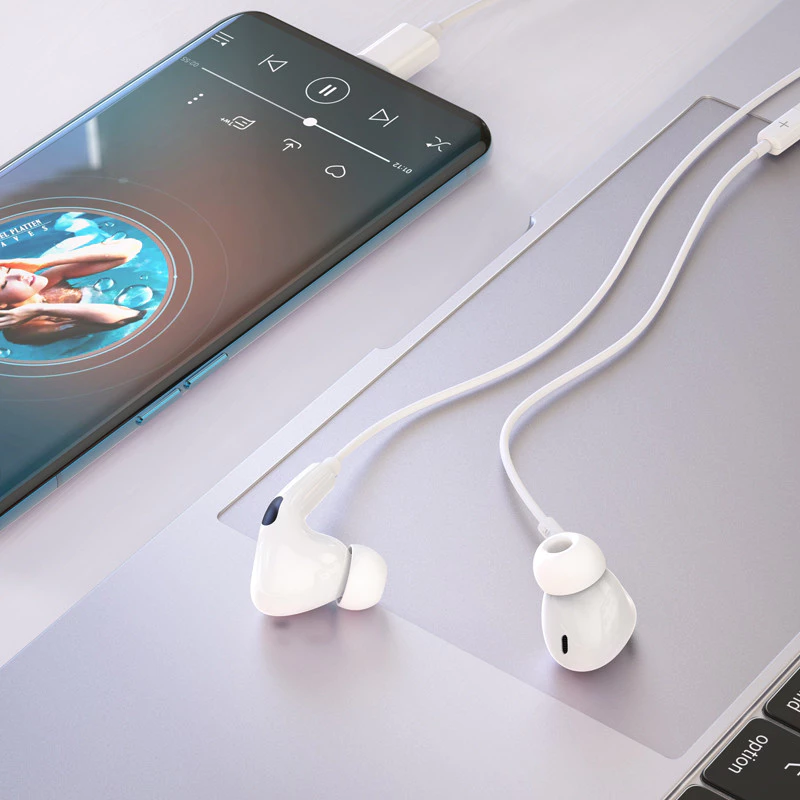 HOCO M101 Pro หูฟัง Type-C/3.5mm มีไมค์ ปุ่มควบคุม thumbnail 3