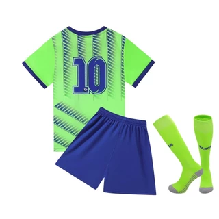 เสื้อกีฬาเด็กคุณภาพสูง เหมาะสำหรับชุดฝึกซ้อมกลางแจ้ง เหมาะสำหรับเด็กทั้งสองเพศ