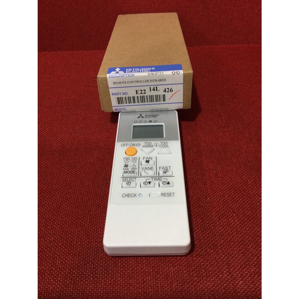 *Mitsubishi E2214L426 RH19B หรือ E1214L426 Mitsubishi Remote Mitsubishi REMOTE ราคาถูก จัดส่งรวดเร็ว