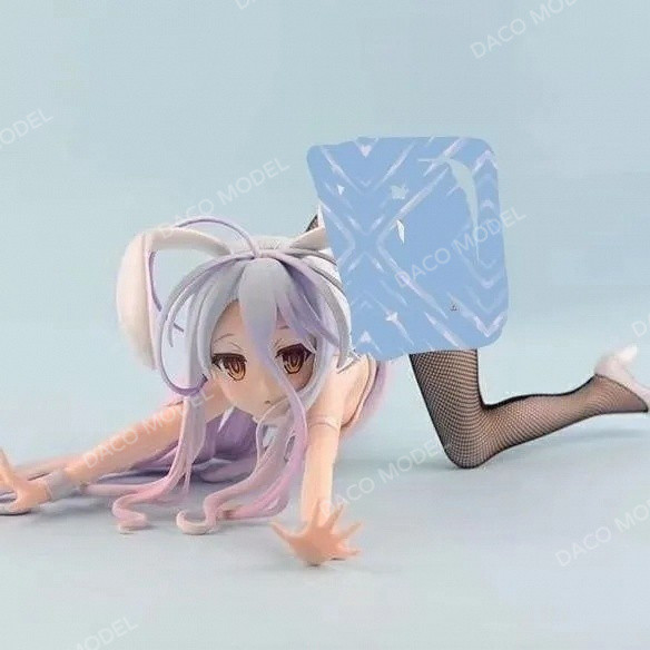 ของสะสมอนิเมะ NOGAMENOLIFE เกมไลฟ์ ฟิกเกอร์สาวกระต่ายขาว ขนาด 1/4 โมเดลสะสม