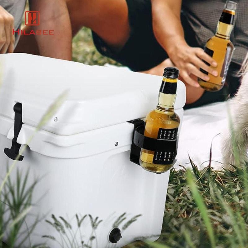 HILABEE Cooler ที่วางเครื่องดื่มเครื่องดื่มเครื่องมือติดตั้งฟรี Dia 3.35 นิ้วสําหรับ Camping Picnic อุปกรณ์เสริมอเนกประสงค์