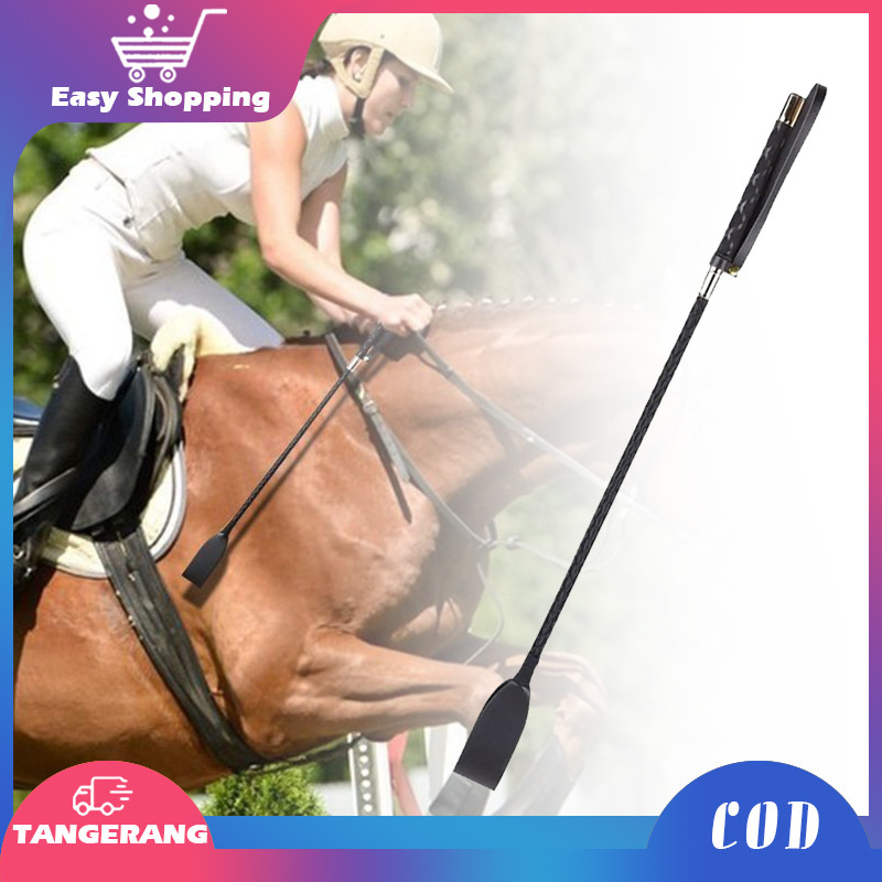 Lumping Horse Whip 60 ซม.Lumping Horse Whip หนัง Pu ขี่ Horse Whip Non Slip Handle Horse Whip