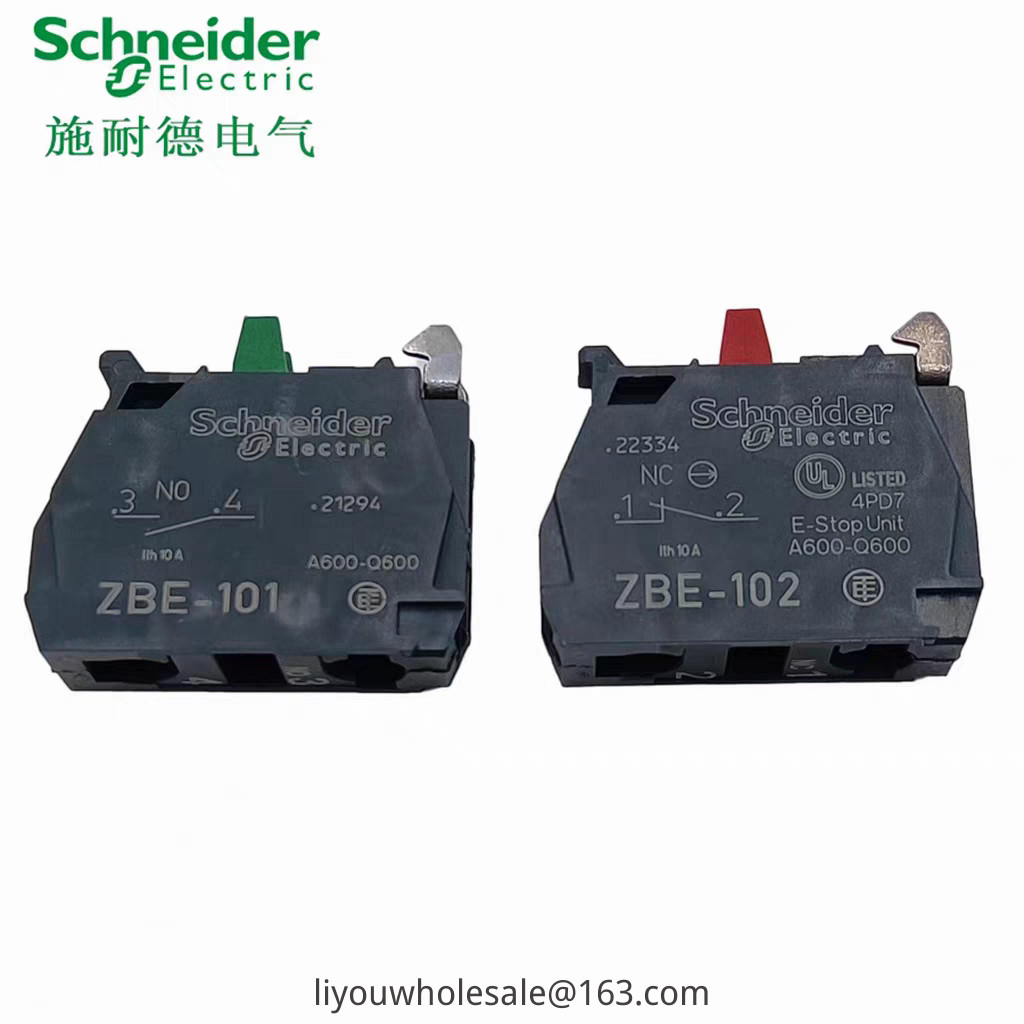 ปุ่มสัมผัสปุ่ม Schneider XB4 Series ZBE-101 ZBE-102 ZBE101 ZBE102