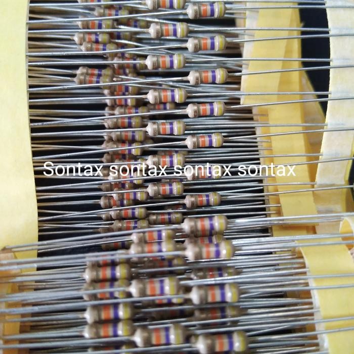 (READ DESCRIPTION!!) 47k 47k 47k ohm ตัวต้านทาน werstan r 1/4 0.25 w วัตต์ 5% taiwan