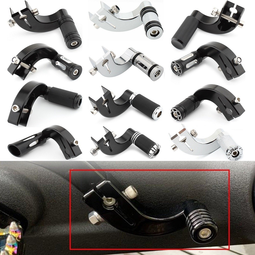 รถจักรยานยนต์ Heel Toe Gear Shift Lever Peg Shifter Pedal สําหรับ Harley Softail Street Bob Fat Boy Breakout Low Rider ST 18-23