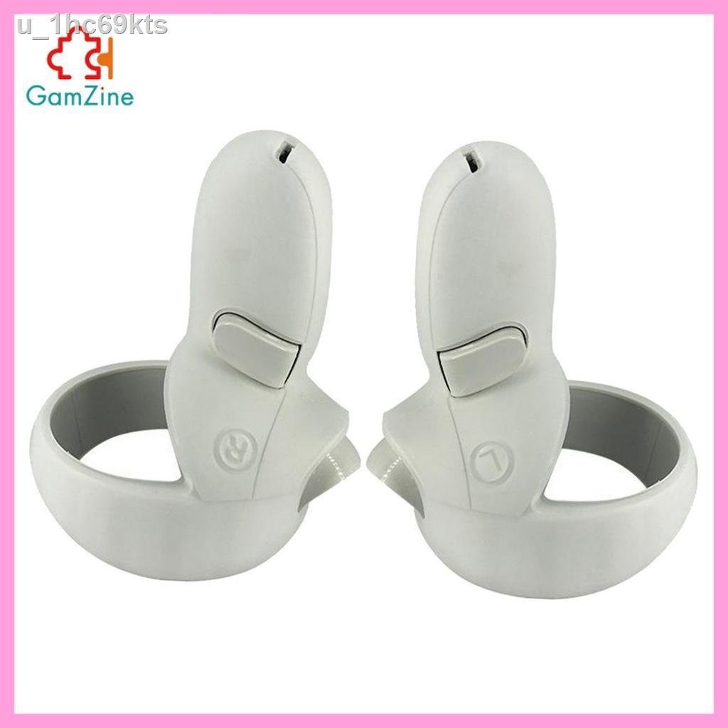 GamZine  1 Pair Hand Grip Accessories for Oculus Quest 2 VR Gaming Headset Controller, Protective Ca