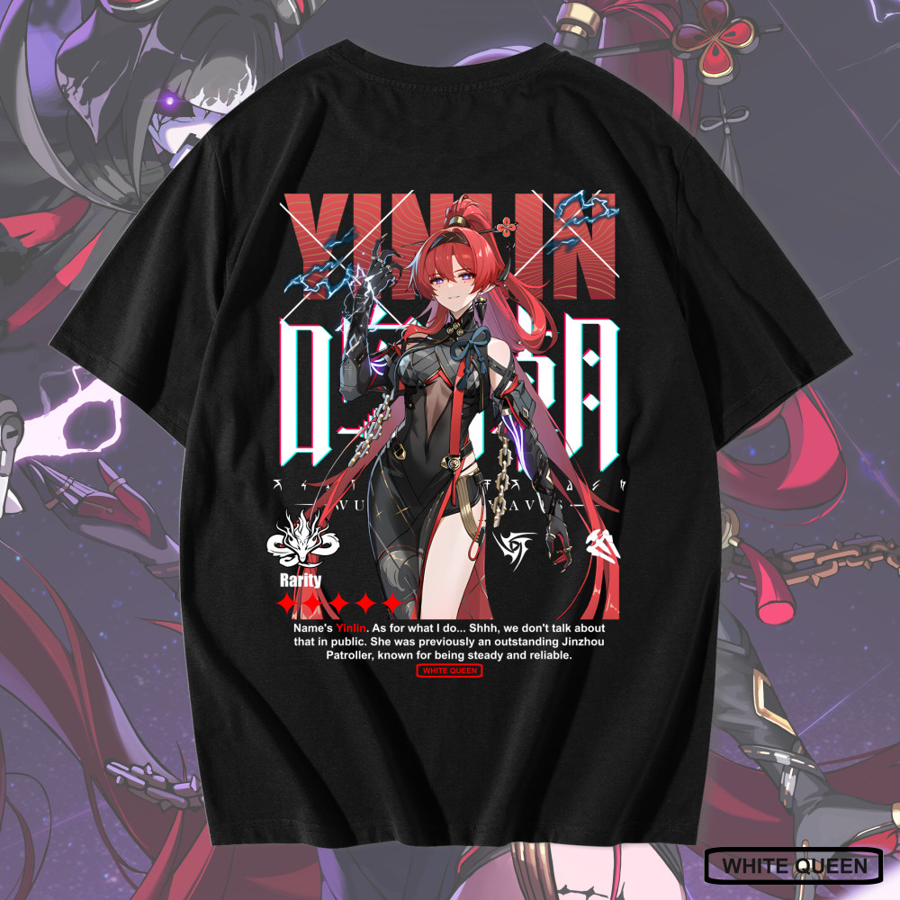 WHITE QUEEN - เสื้อยืด YINLIN WUTHERING WAVES - YINLIN WUWA