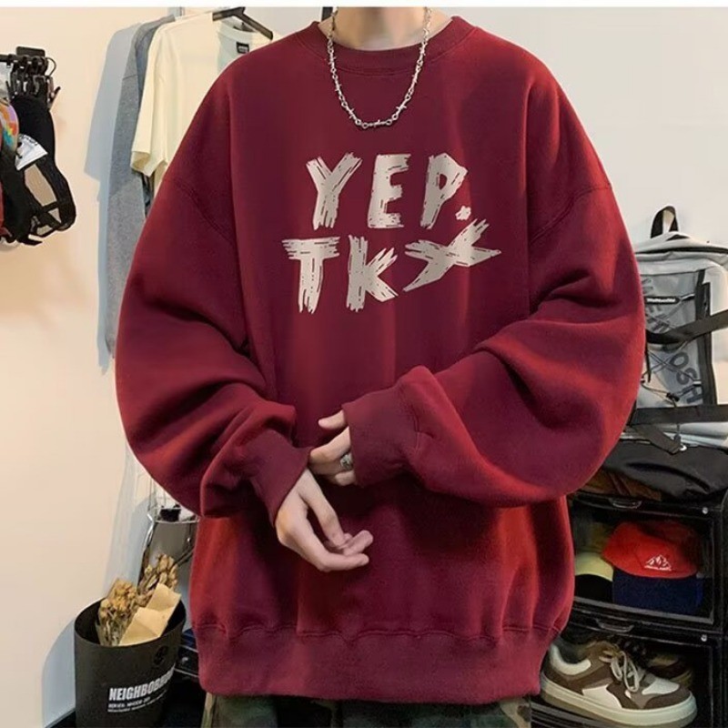 เสื้อกันหนาวสไตล์เกาหลี ยีนส์ YEP สำหรับคนทุกวัย ผ้าฝ้ายหนา รอบคอมีความกระชับ สวมใส่ง่าย เหมาะกับทุก