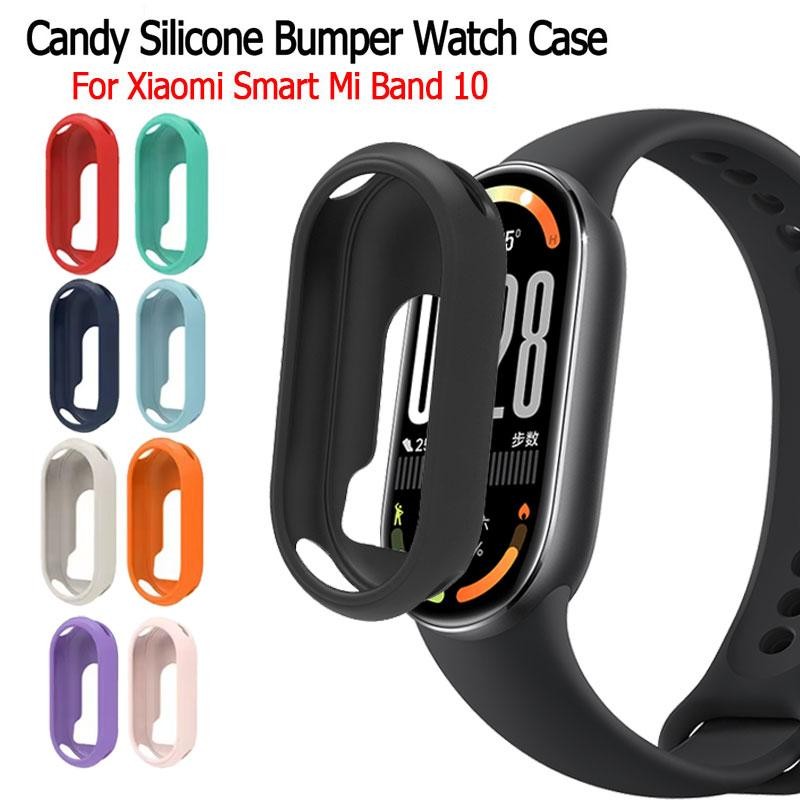 เคสด้าน สำหรับ xiaomi mi band 10 เคสซิลิโคน สีพาสเทล สำหรับ Xiaomi Smart Band 10 เคส smart watch