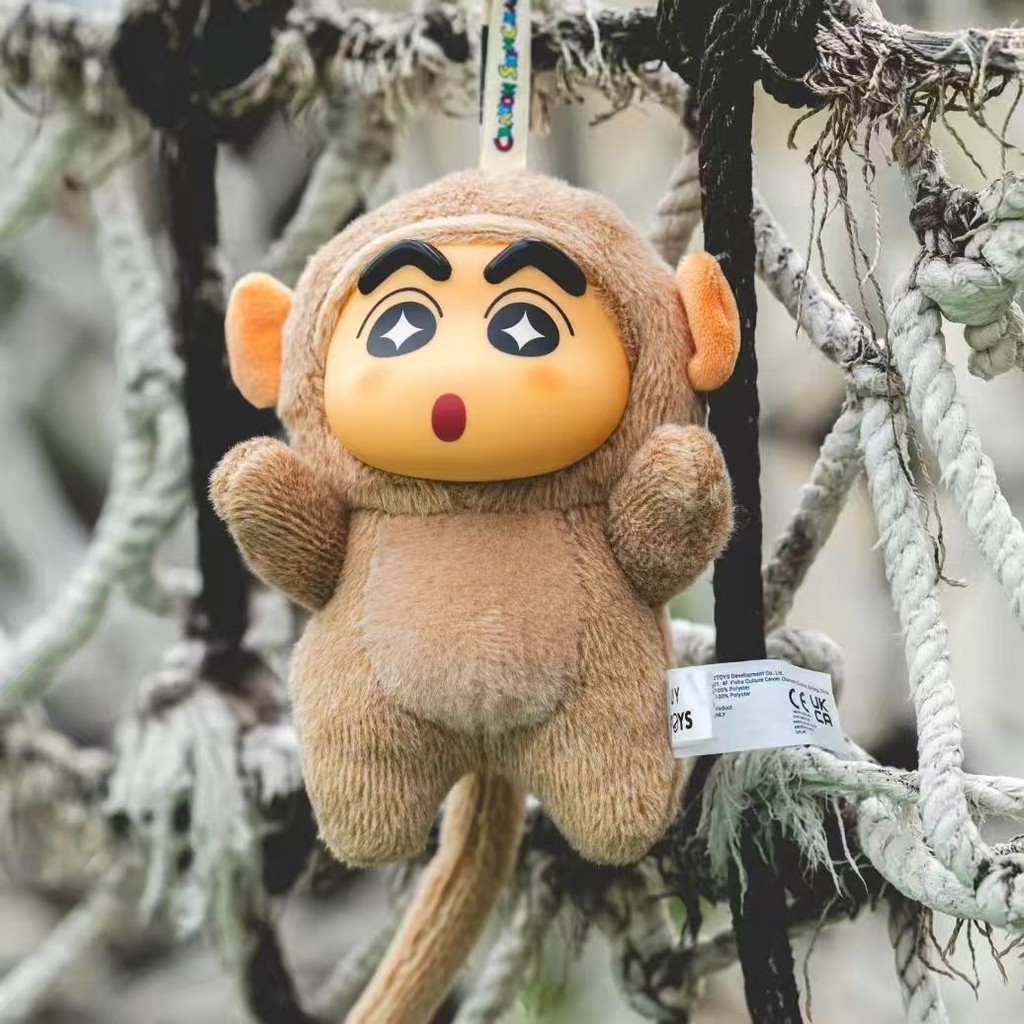 Crayon Shin-Chan Charm ตุ๊กตา 52TOYS Crayon Shin-Chan Big Tail ไวนิล Face จี้ Plush Mystery กล่องอินเทรนด์ของเล่นเด็กผู้หญิงของขวัญตุ๊กตา