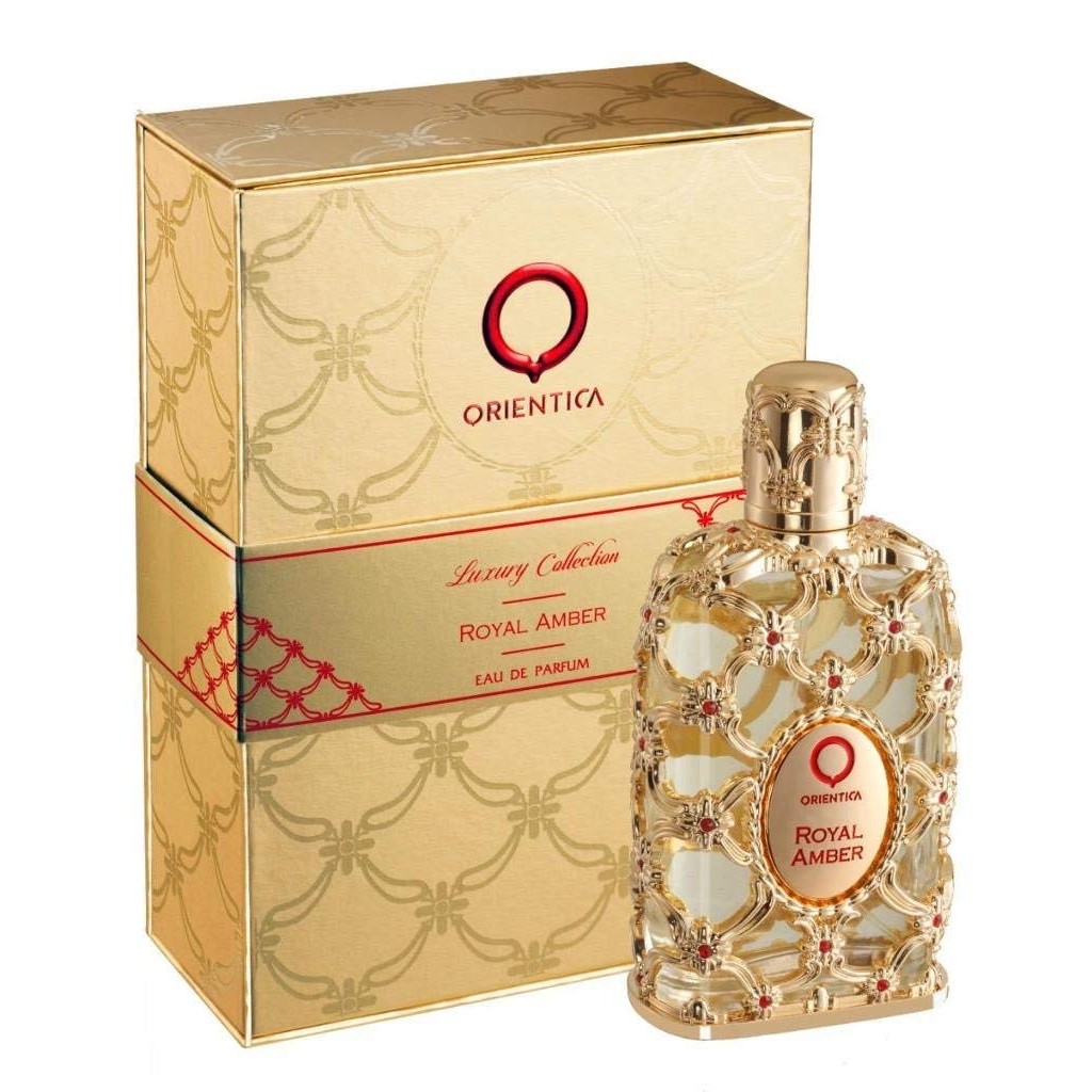 Orientica Luxury Collection Royal Amber for Unisex Eau de Parfum Spray, 2.7 Ounce