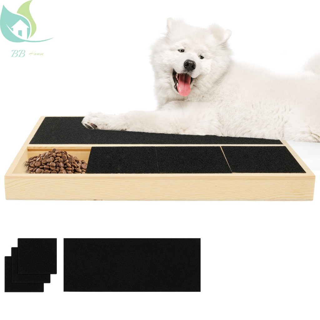 กระดานตะไบเล็บสุนัขทนต่อการสึกหรอกระดานข่วนเล็บสุนัขพร้อมกล่องขนมที่ซ่อนอยู่สําหรับสัตว์เลี้ยง ร้านค