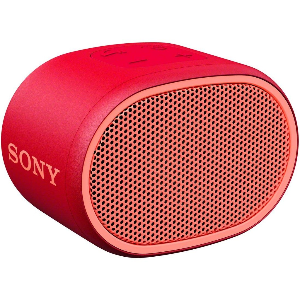 SONY Wireless Portable Speaker SRS-XB01 R: Waterproof Bluetooth Strap Included 2018 Model with Mic R