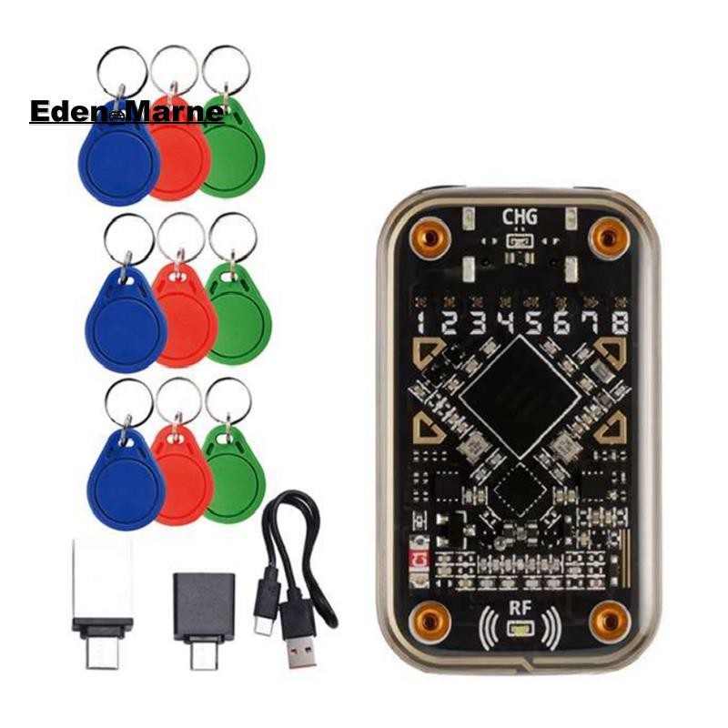 [Eden_Marner]Chameleon Ultra RFID Smart Chip Reader + 9XCUID พวงกุญแจ Contactless Smart Card Emulato