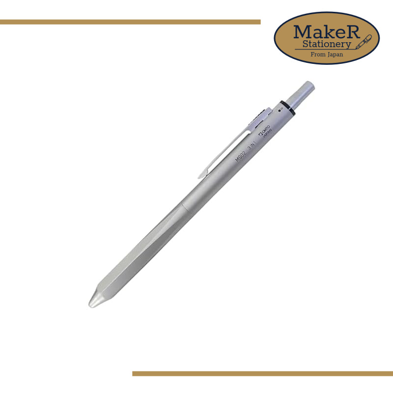 Auto Multifunction Pen MS02 Silver MS02 MF3 SV/ From Japan
