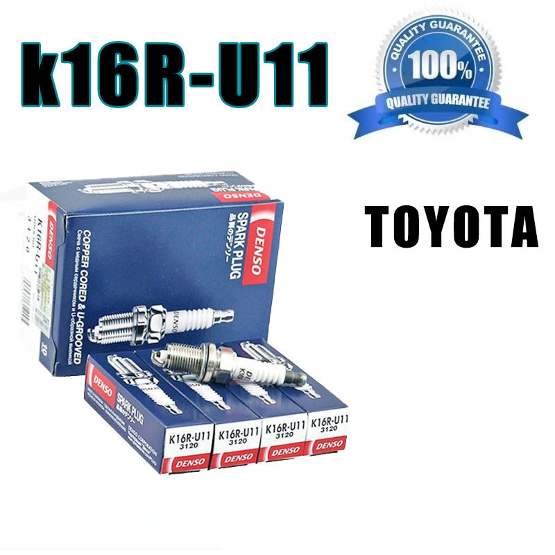  หัวเทียน DENSO K16RU11 Toyota Altis / Vios / Yaris / Collara / Soluna ( 4หัว ) DENSO K16RU11-3120