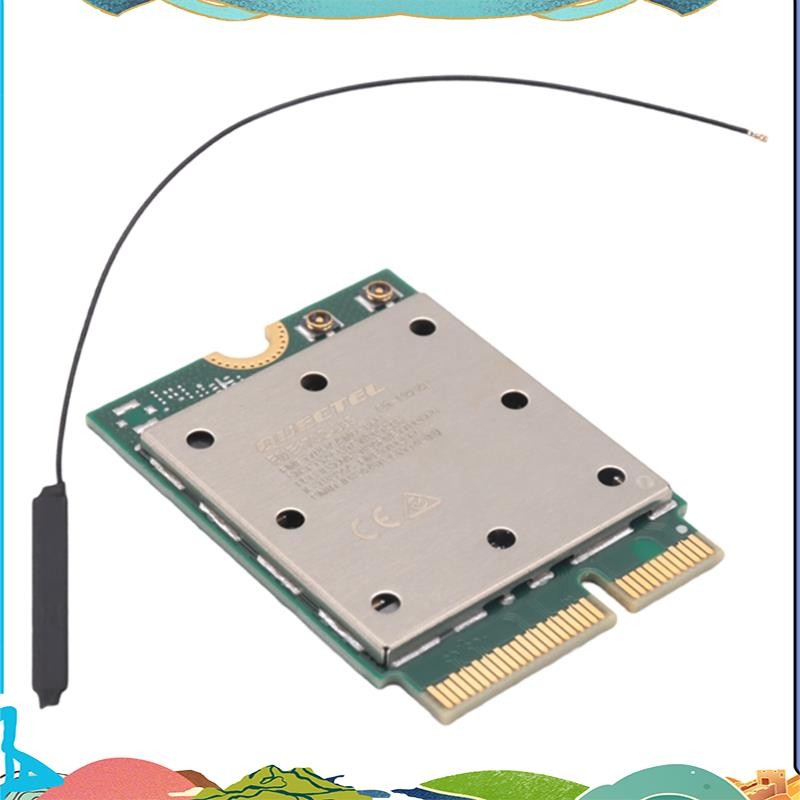 Wifi 7 QCNCM865 M.2 การ์ดเครือข่าย 5.3 สูงสุด 5.8Gbps Wifi 6E Wlan อะแดปเตอร์สําหรับ Win11