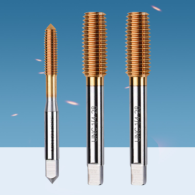 นําเข้า American Titanium-Plated Extrusion Tap UNC2-56 4-40 6-32 8-32 10-32UNF Extrusion Tap