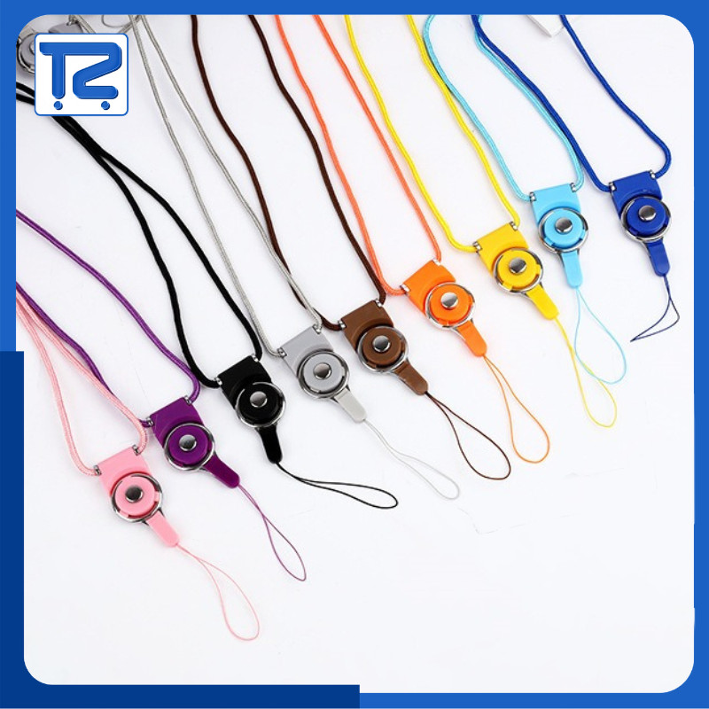 HP GANTUNGAN สร้อยคอ 2 in 1 ไม้แขวนเสื้อโทรศัพท์มือถือสากลสร้อยคอคอและสายรัดมัลติฟังก์ชั่น AH007