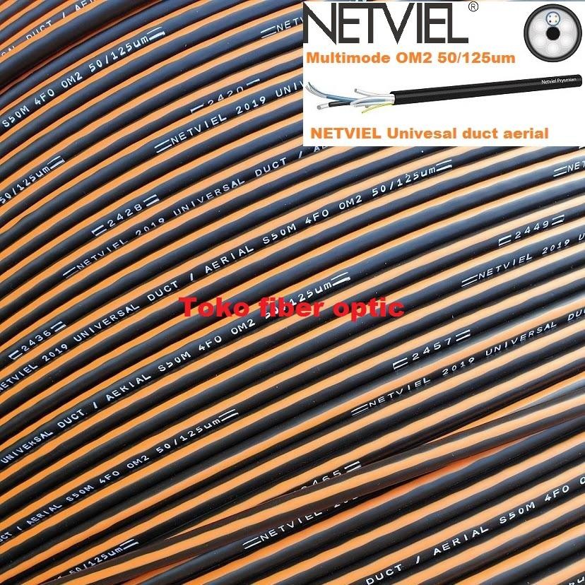 Netviel 4 Core Multimode OM2 Universal Duct Cable, Single Jacket 50/12