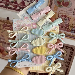 กิ๊บติดผมสีพาสเทล โบว์ติดผมพาสเทล มีหลายแบบ เหมาะสำหรับเด็ก สไตล์เกาหลีน่ารัก ส่งไวจากไทย