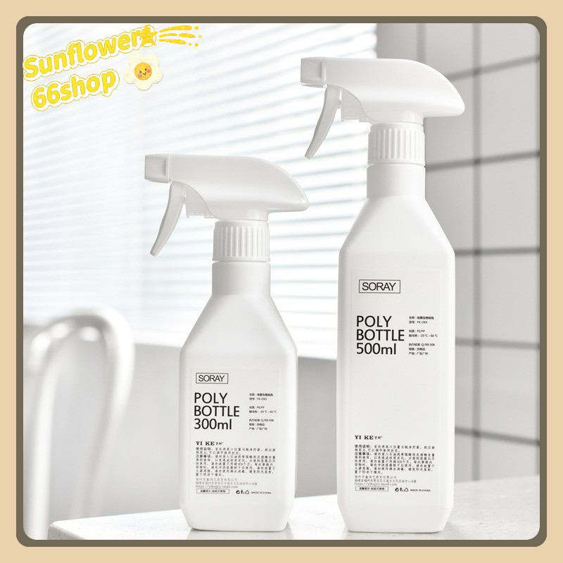 Sunflower66 วดสเปรย์รีฟิลพร้อมหัวฉีดทรงเหลี่ยม ขวดฟ๊อกกี้ ฟร๊อกกี้ ใส่น้ำยารีดผ้า ใส่น้ำเปล่า ใส่ของเหลวอื่น ๆ