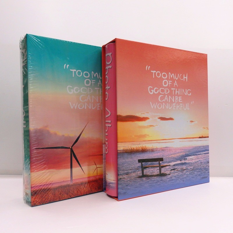 4r อัลบั้มภาพ 200 Pitcures หนังสืออัลบั้ม 4R สําหรับภาพถ่ายขนาด 6 นิ้ว Photobook พร้อมกล่อง Sunny ภาพวาดสีน้ํามันรูปแบบ