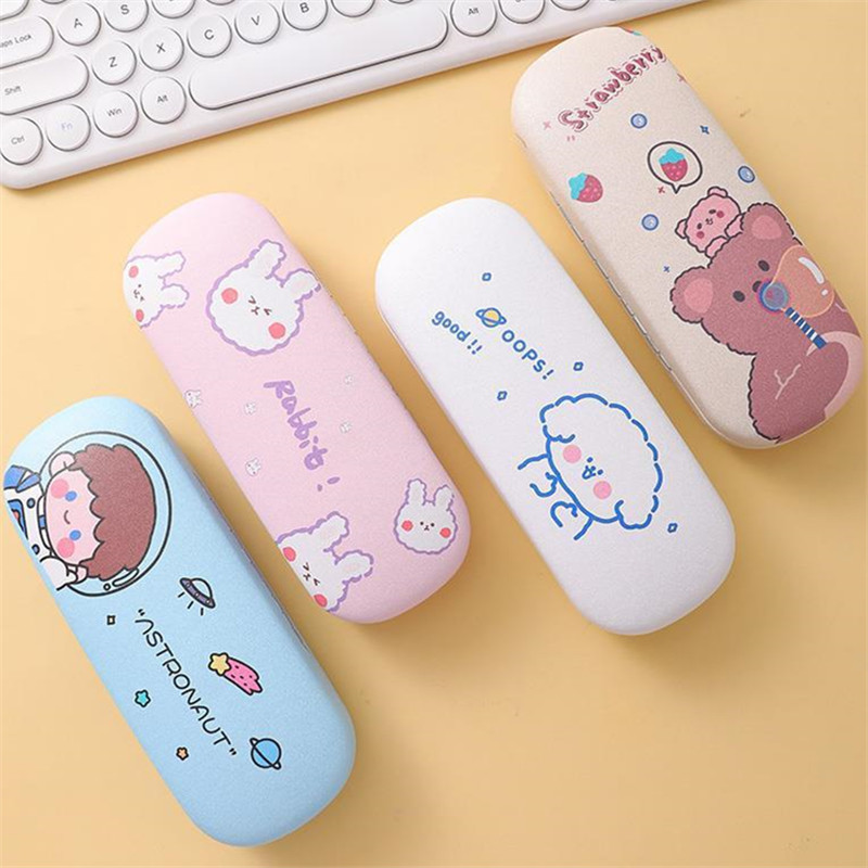 กล่องแว่นตา ลายการ์ตูน กล่องใส่แว่น กล่องเก็บแว่นตาสายตาสั้น (ร้านไทย) G3350