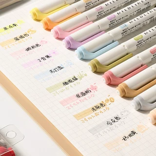 Zebra Mildliner Set 5 สี – ปากกาเน้นข้อความ 2 หัว โทนสีละมุน ครบชุด ใช้งานครบ มีให้เลือก 8 ชุด
