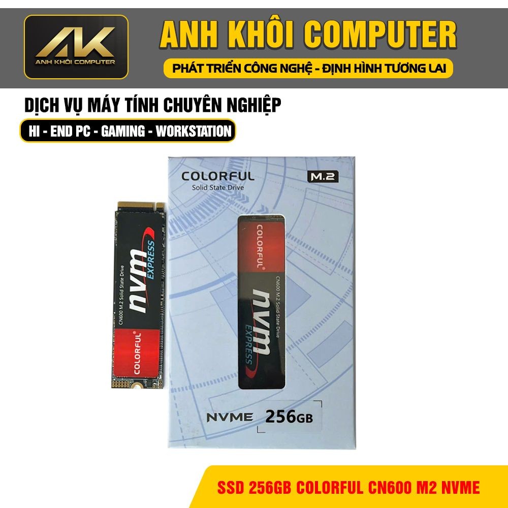 COLORFUL CN600 256GB M.2 2280 NVMe PCIe SSD
