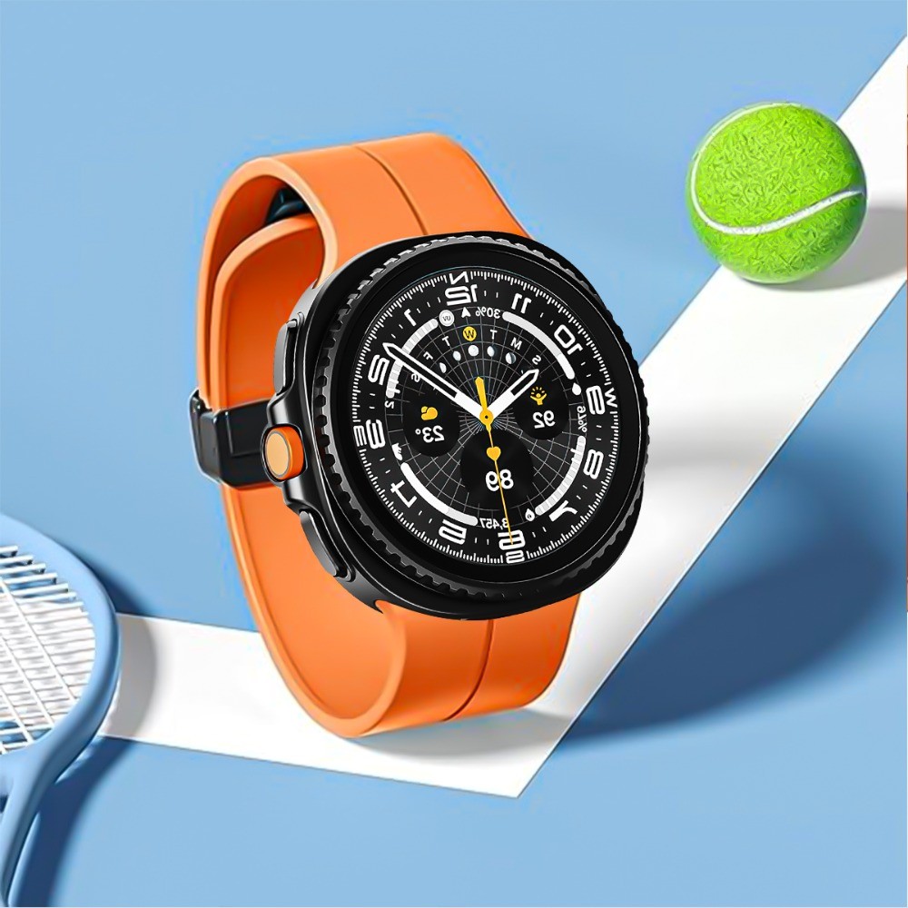สายซิลิโคนแบบสปอร์ตสําหรับ Samsung Galaxy Watch 8 40 44 มม. / 8 Classic 46 มม. Magnetic Buckle Band - รูปที่ 4