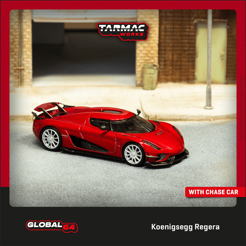 TarmacWorks-TW 1/64 Koenigsegg Regera โมเดลรถ รถของเล่น สําหรับเด็กผู้ชาย ของขวัญวันเกิด ของเล่นเด็ก