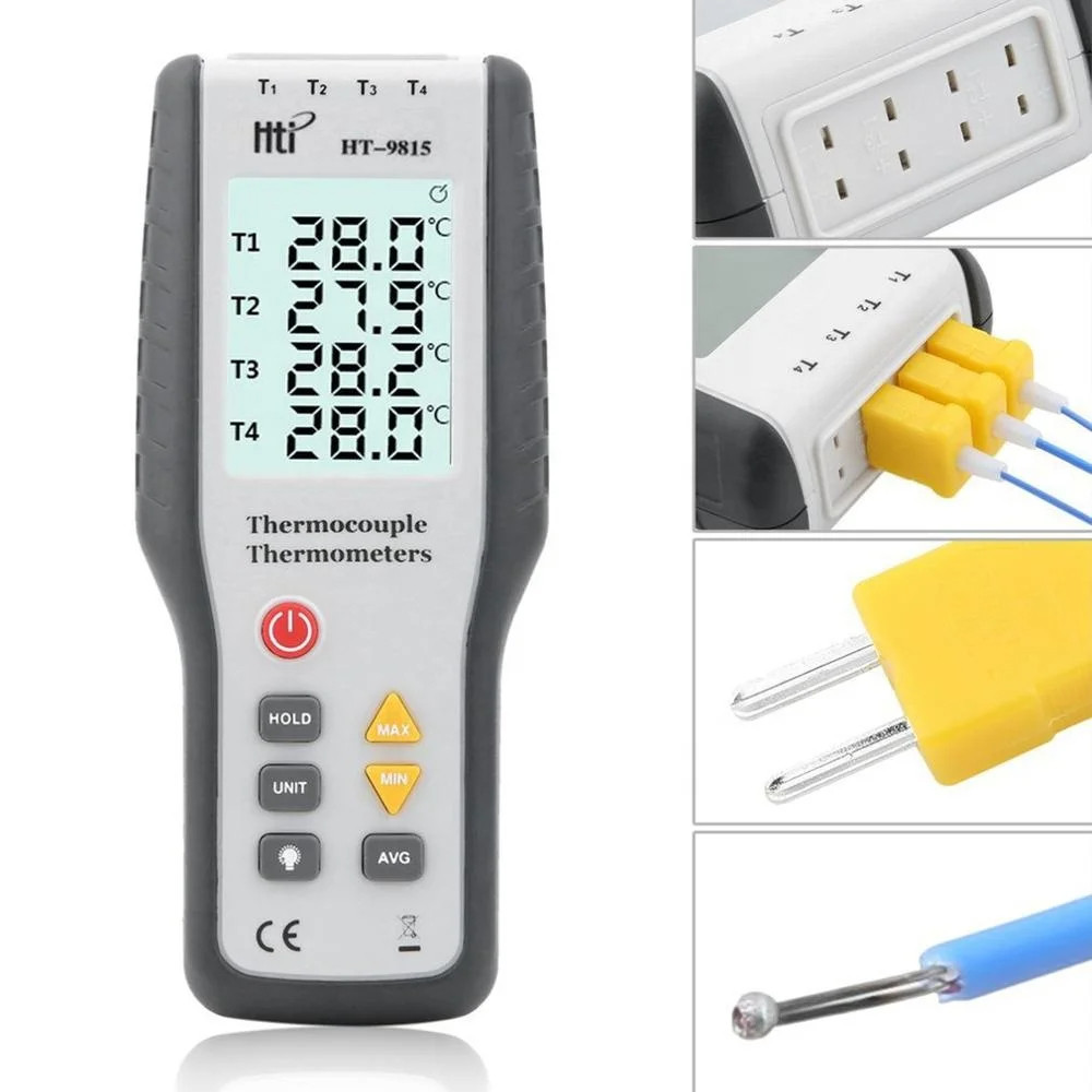 HTI HT-9815 Contact เครื่องวัดอุณหภูมิแบบดิจิตอล รูปที่ 4