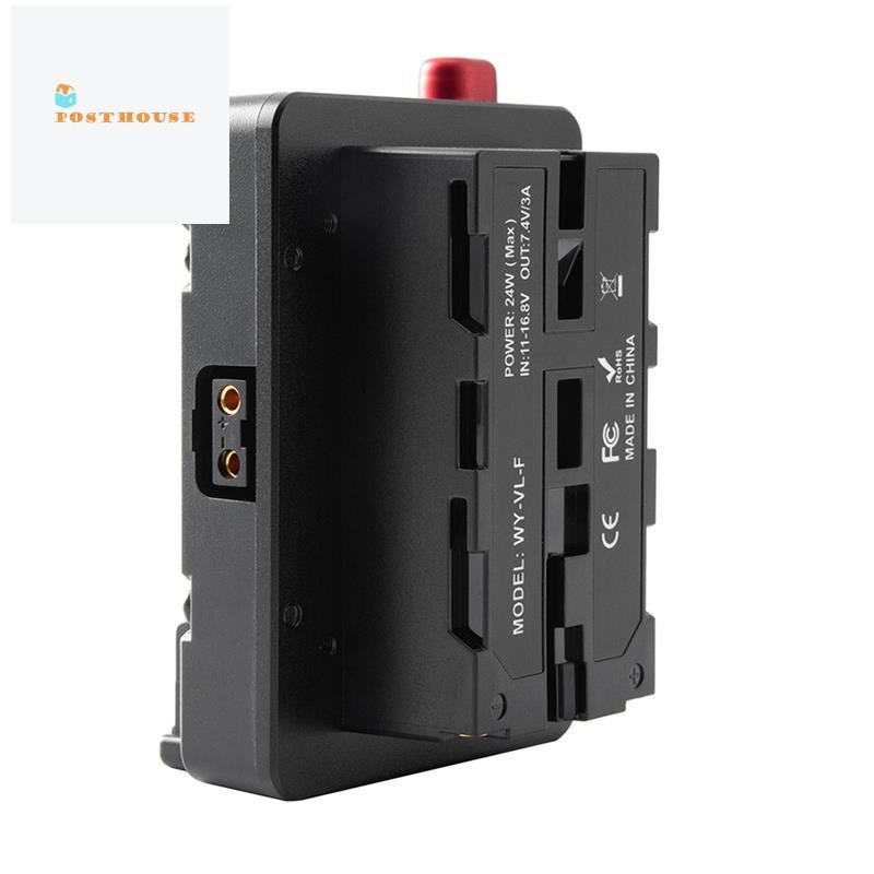 [posthouse]แผ่นเมาท์อะแดปเตอร์ไฟสําหรับ Mini Nano V/V Mount Battery to NP-F NP-F960 NP-F970,D-Tap สํ