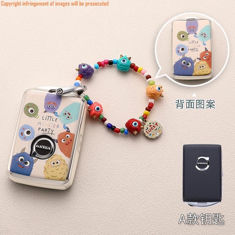 ฝาครอบกุญแจ Volvo Volvo xc60 s90 s60 xc40 xc90 s60 v40 v60 c40 พวงกุญแจ พวงกุญแจ พวงกุญแจ