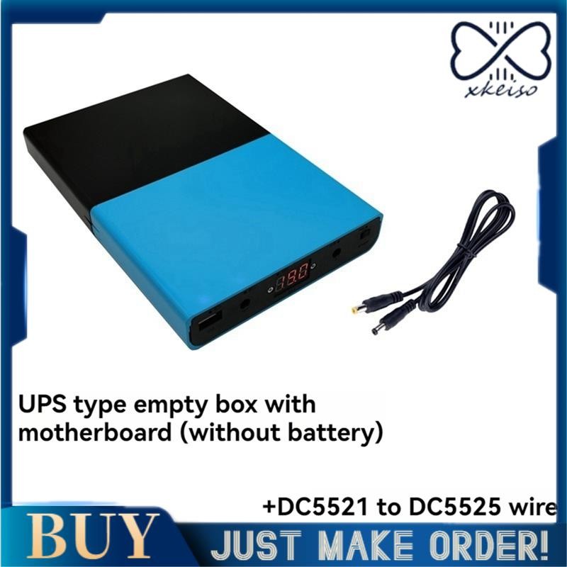 No-Soldering 18650 กล่องแบตเตอรี่ชาร์จเร็ว กล่อง DIY สําหรับแล็ปท็อป เราเตอร์ แท็บเล็ต