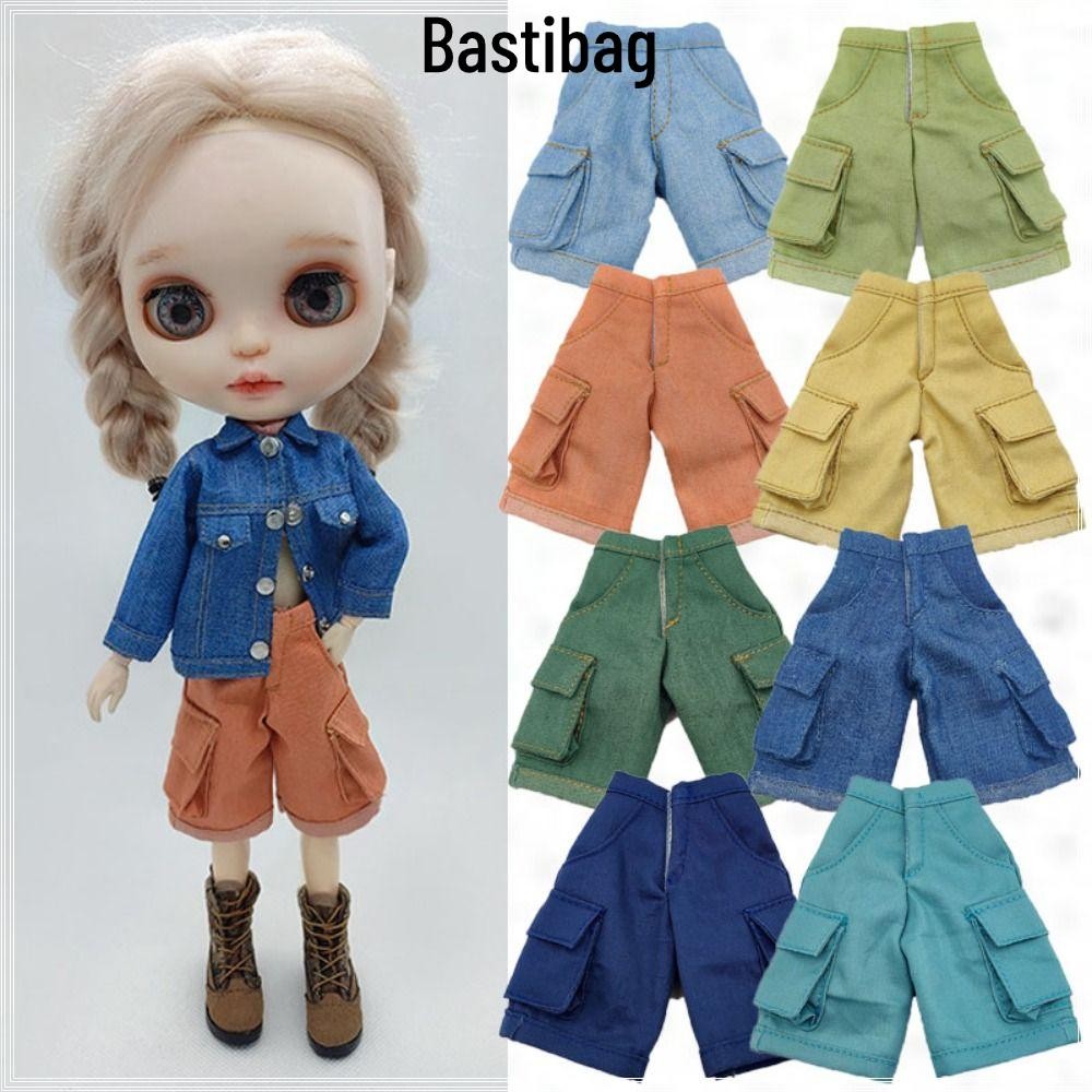 BASTIBAG Overalls เสื้อผ้า,แฟชั่นน่ารักตุ๊กตากางเกงยีนส์กางเกง,คุณภาพสูง Casual Mini DIY ของเล่นสําห