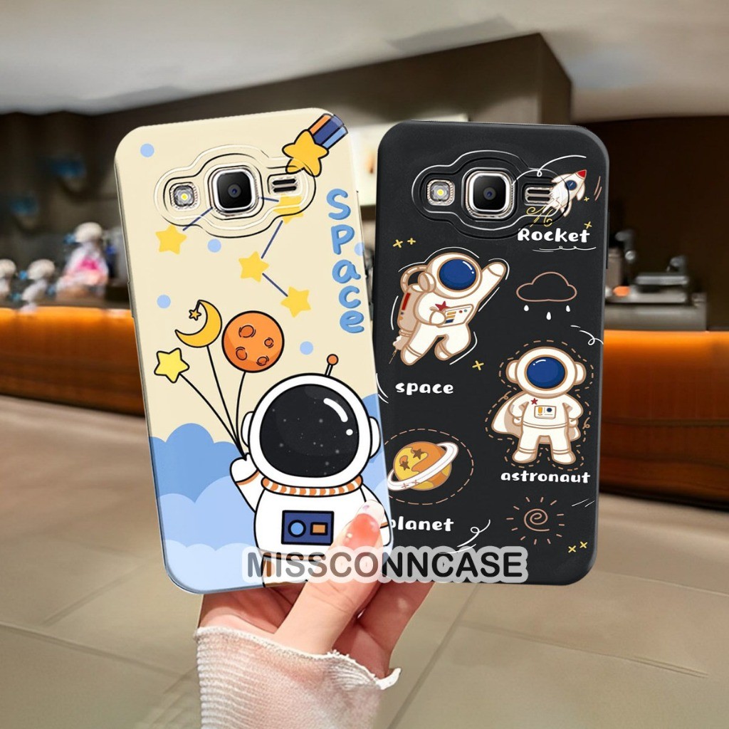 Case Softcase Samsung J2 Prime J6 Prime J6 Plus J7 Prime J4 2018 J4 Plus J4 Prime Cute Astronaut - C