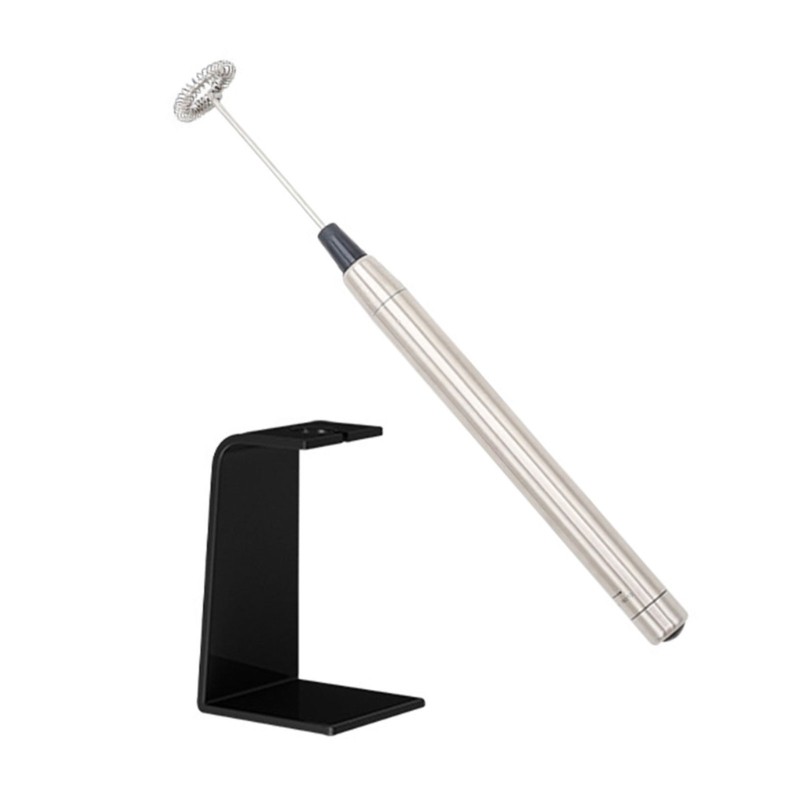 Yao Metal Frother Stand รวมสําหรับ Home Office Travel Use Drink Mixer Blender