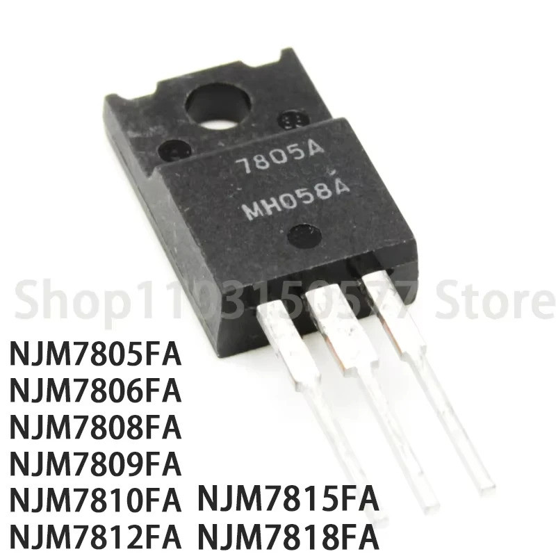 1-5PCS NJM7805FA NJM7806FA NJM7808FA NJM7809FA NJM7810FA NJM7812FA NJM7815FA NJM7818FA TO220F Field 