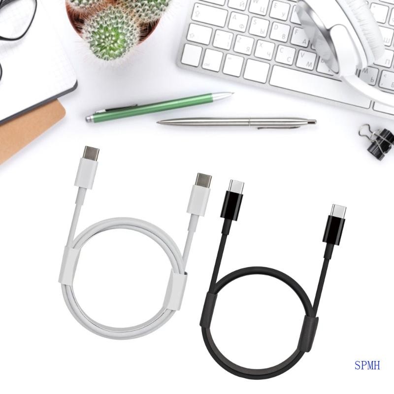 Super Universal Type-C สายชาร์จ 60W ชายกับชายคู่ USB C ชาร์จสายไฟแหล่งจ่ายไฟสําหรับสมาร์ทโฟนแท็บเล็ต