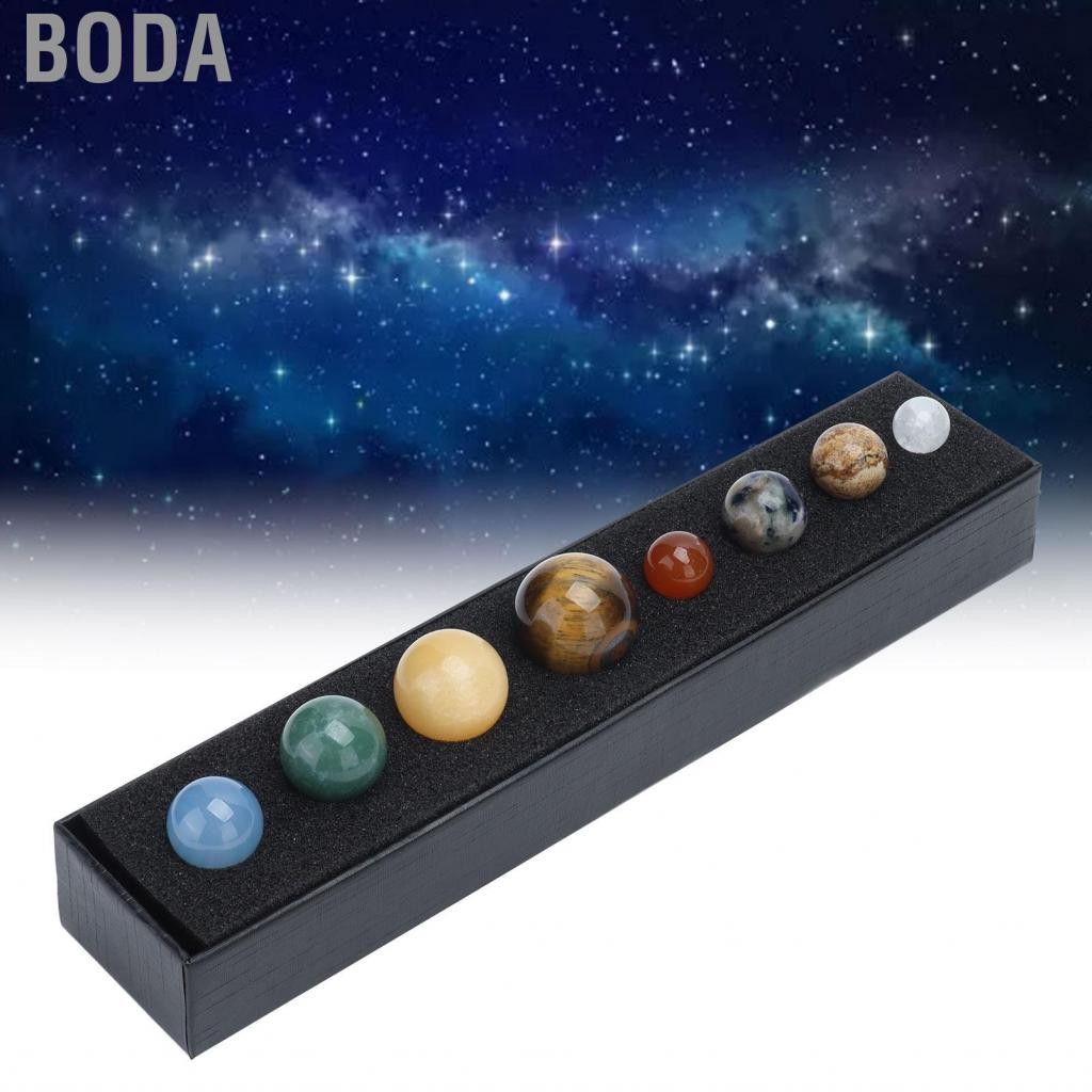 Boda Boda -th gloglow 8 Planets เครื่องประดับคริสตัลสำหรับการทำสมาธิการรักษา - การตกแต่งระบบพลังงานแ