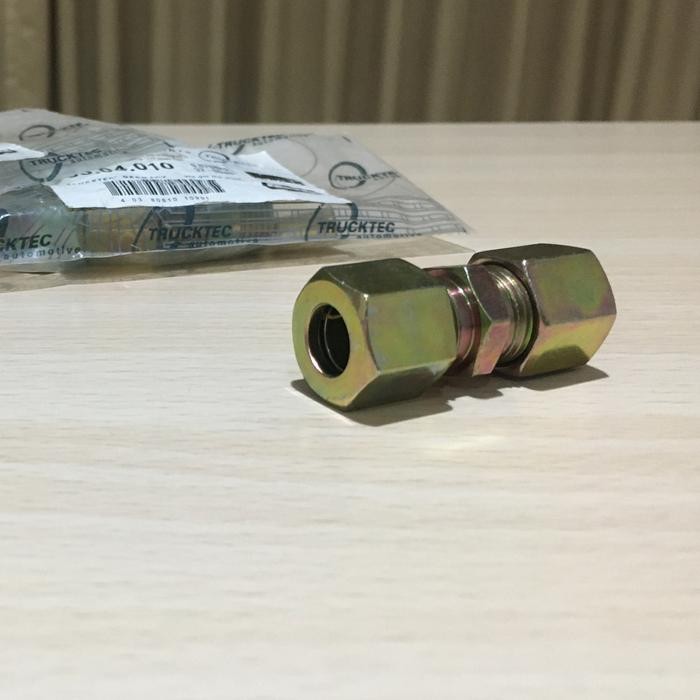 ZL99 PNEUMATIC PU UNION STRAIGHT FITTING 10MM TRUCKTEC IRON 38.04.010