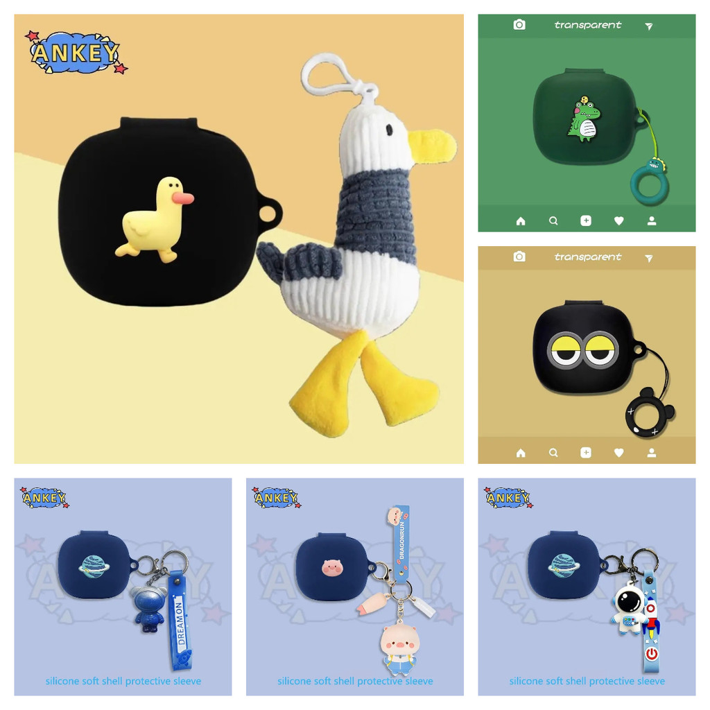 Case for Anker Soundcore Sport X20 Protective Silicone Cute Cartoon Covers Wireless Earbuds Shell TW