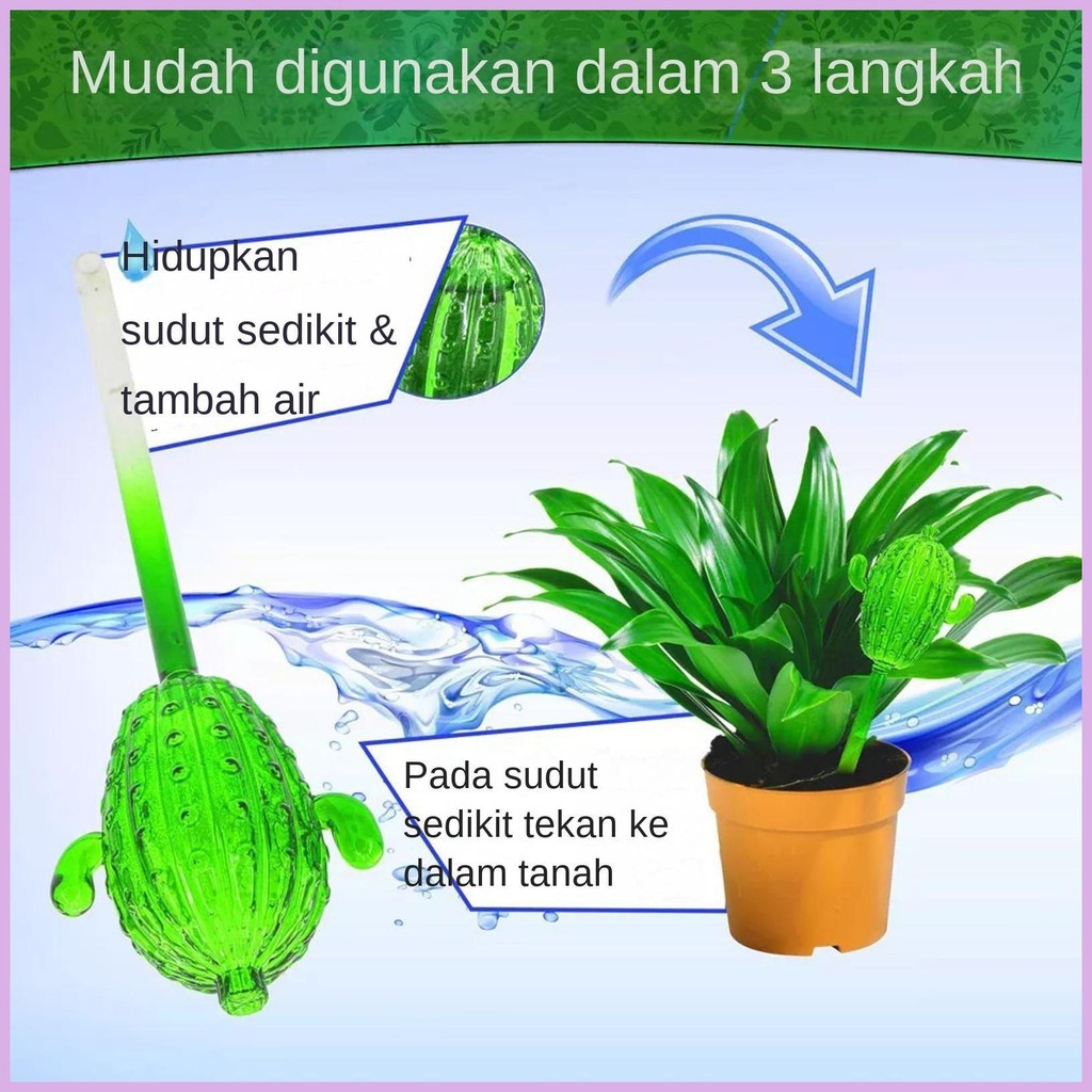 รดน้ําต้นไม้ Globes รดน้ําต้นไม้ Globes สําหรับ Home Potting Spikes Planter ใส่ Garden Waterer สําหร