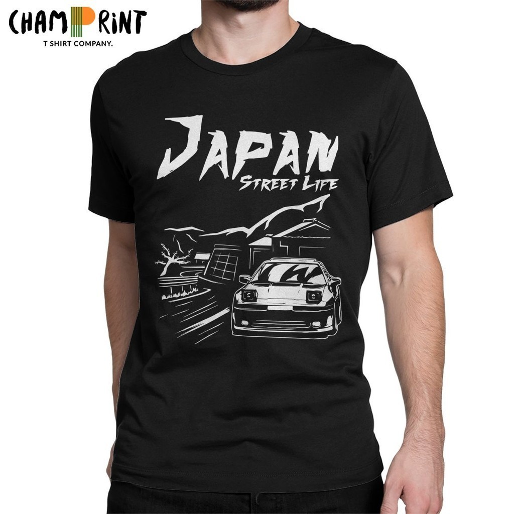 เสื้อยืดผ้าฝ้ายผู้ชายแบบ JDM MK3 JZA70 ออกแบบรถยนต์ แขนสั้น สวมใส่สบายในวันพักผ่อน