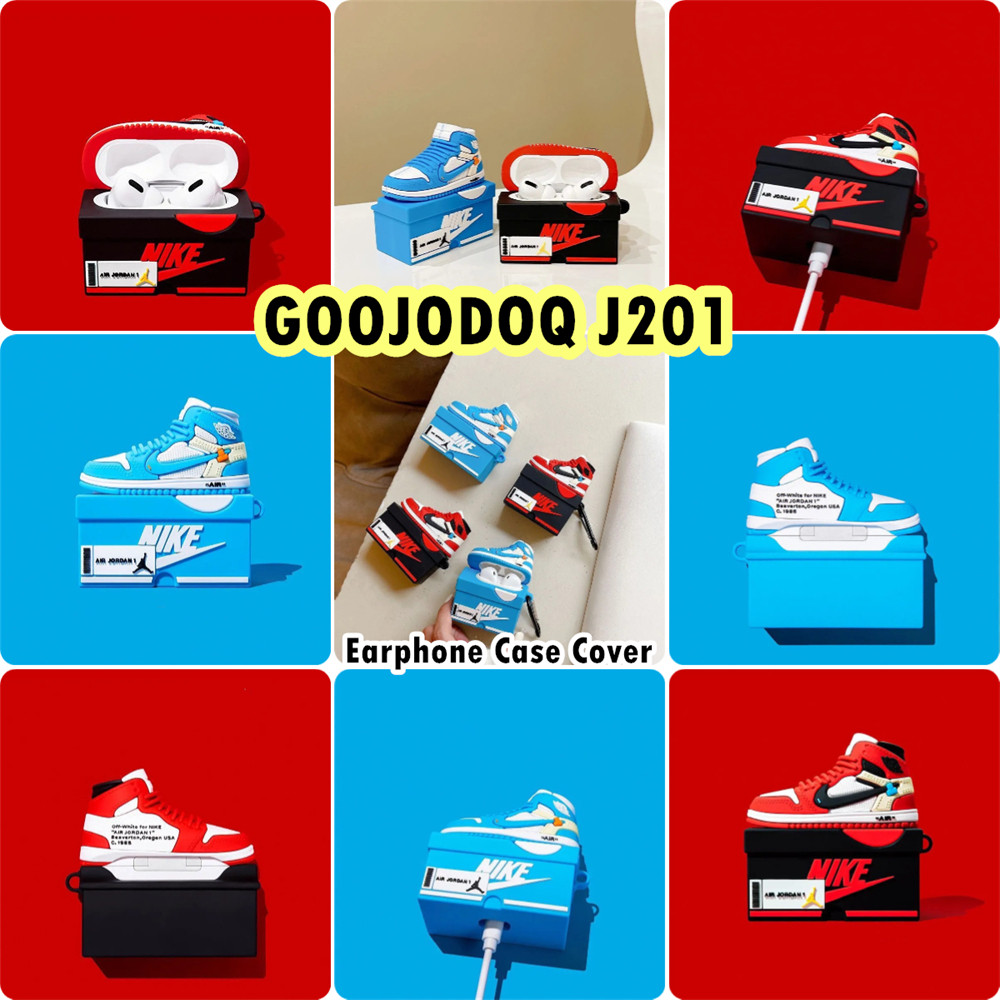 คุณภาพสูงสําหรับ GOOJODOQ J201 เคสซิลิโคนอ่อนนุ่มหูฟังเคสการ์ตูนสุดเท่