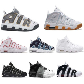 Piping 96 Big Air สีดำสีขาว แบบ Unisex High Top สำหรับกีฬาหล…